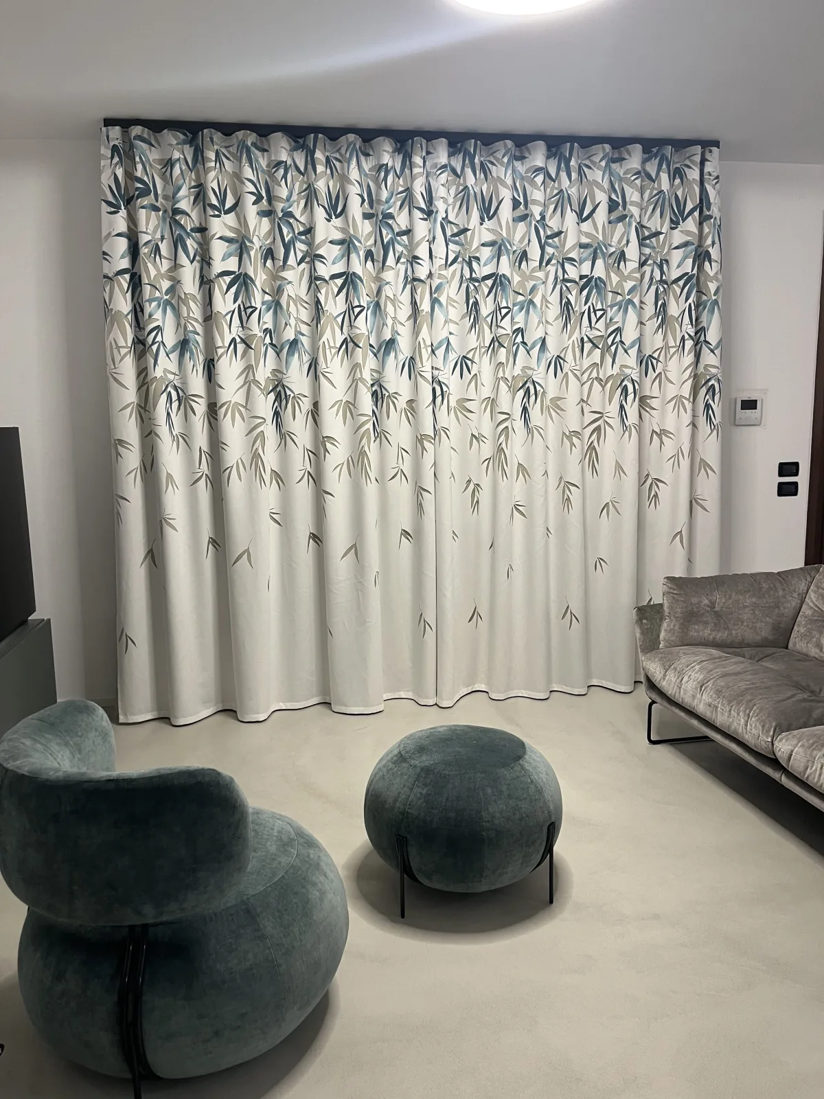 Tenda decorativa con motivo botanico